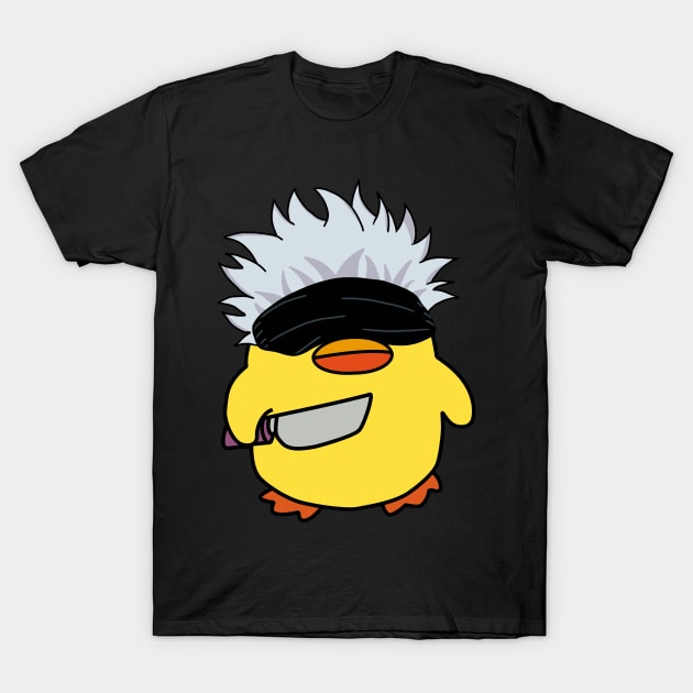 Gojo, Duck with knife! T-Shirt by Anime Meme's